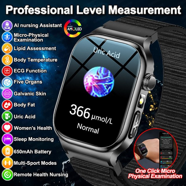 TAVYU Smartwatch, Schwarz, Herren - Bild 1