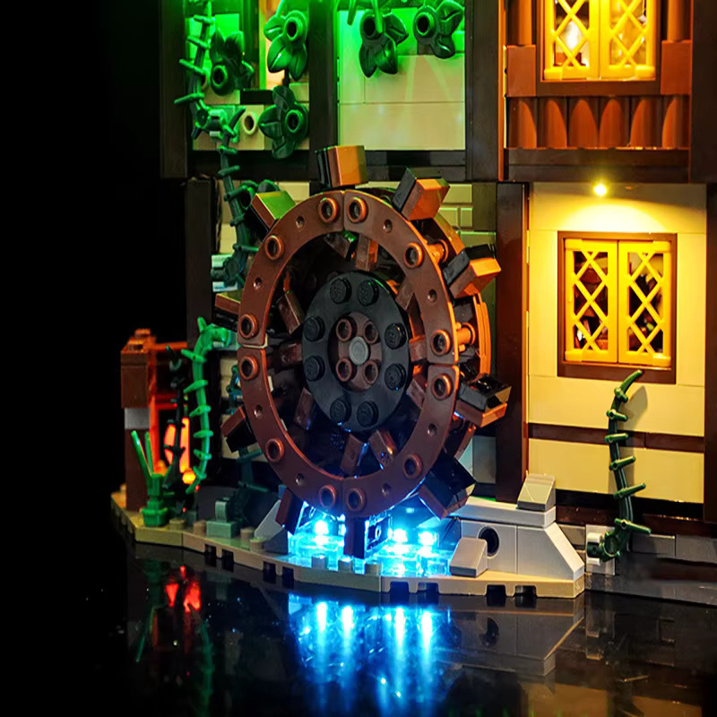 LYBMTWF LED-Beleuchtungsset in Schwarz für Lego 21341 Hausbausteine - Bild 2