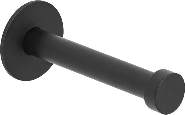 Wandhaken Bare Pirwa 1 aus Stahl in Schwarz Matt, Tiefe: 7,2 cm - Bild 1