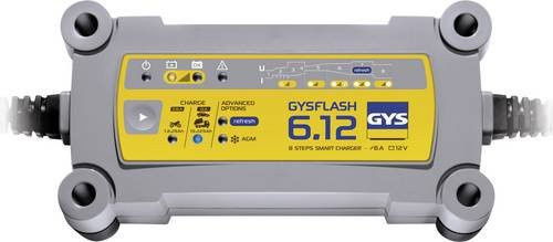 GYS GYSFLASH 6.12 029378 Automatikladegerät 12V 6A in Grau - Bild 1