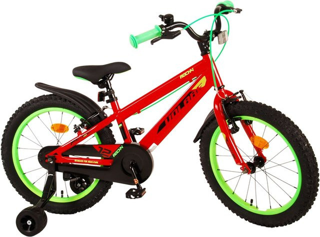 TPFSports Rocky Kinderfahrrad, 18 Zoll, Rot, 2 Handbremsen - Bild 1