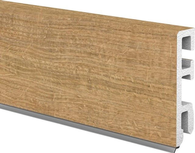 Döllken Profiles Hartschaumleiste Cubica 60 sk Colorado Oak in Braun, B: 60 mm, H: 14 mm, Länge: 2500 mm - Bild 1