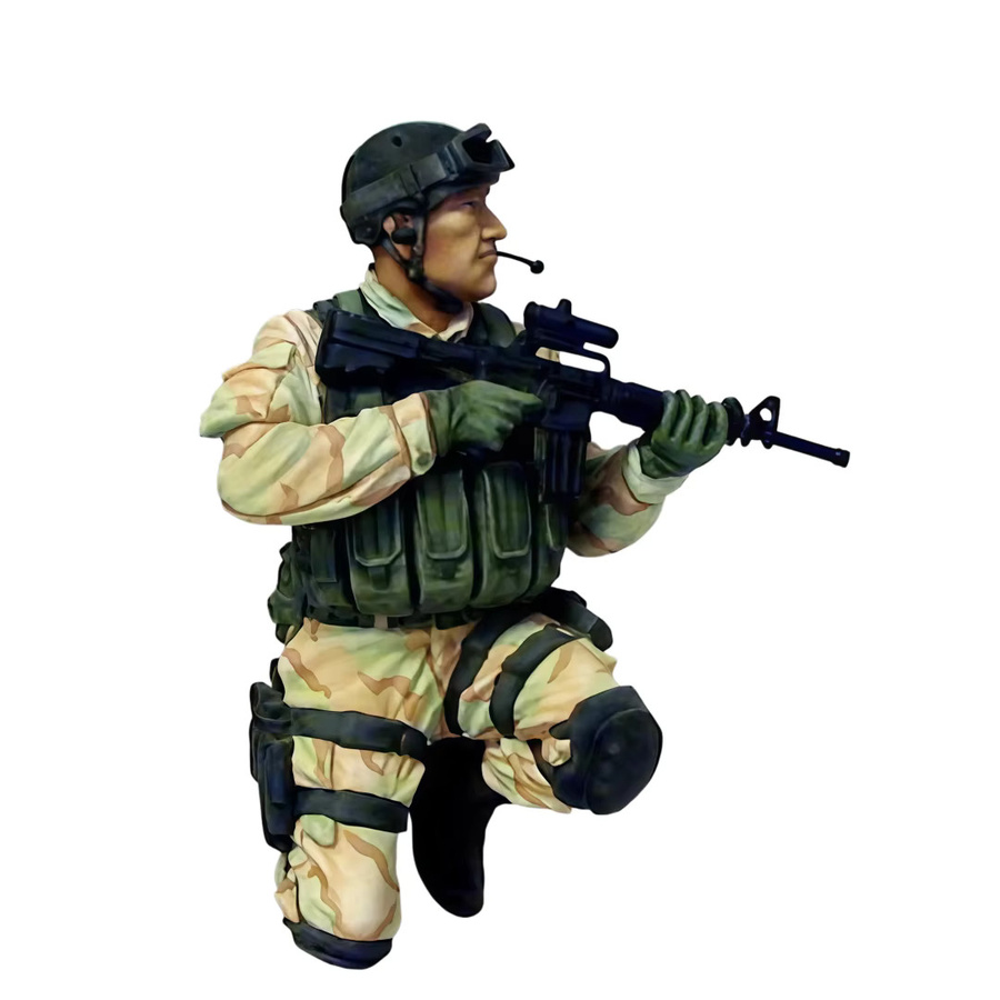 GK Amerikanischer Soldat, Resin-Soldatenmodell, unmontierter und unbemalter Bausatz - Bild 2