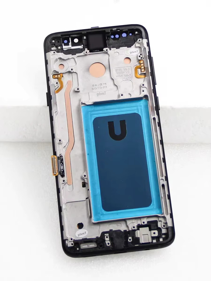 Samsung S9 Plus Display Touchscreen mit Rahmen-Digitizer in Schwarz für Samsung S9+ G965 G9650 LCD - Bild 4