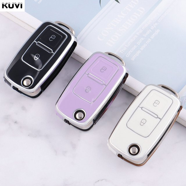 Kuvi TPU Schlüsselhülle für VW Volkswagen Amarok Polo Golf Passat und weitere Modelle - Bild 1