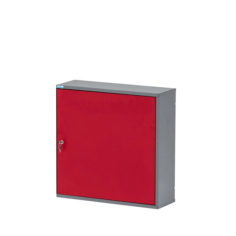 Küpper Hängeschrank Eintürig mit 6 Sichtboxen, Dunkelrot, B/T/H: 60 x 60 x 20 cm - Bild 2