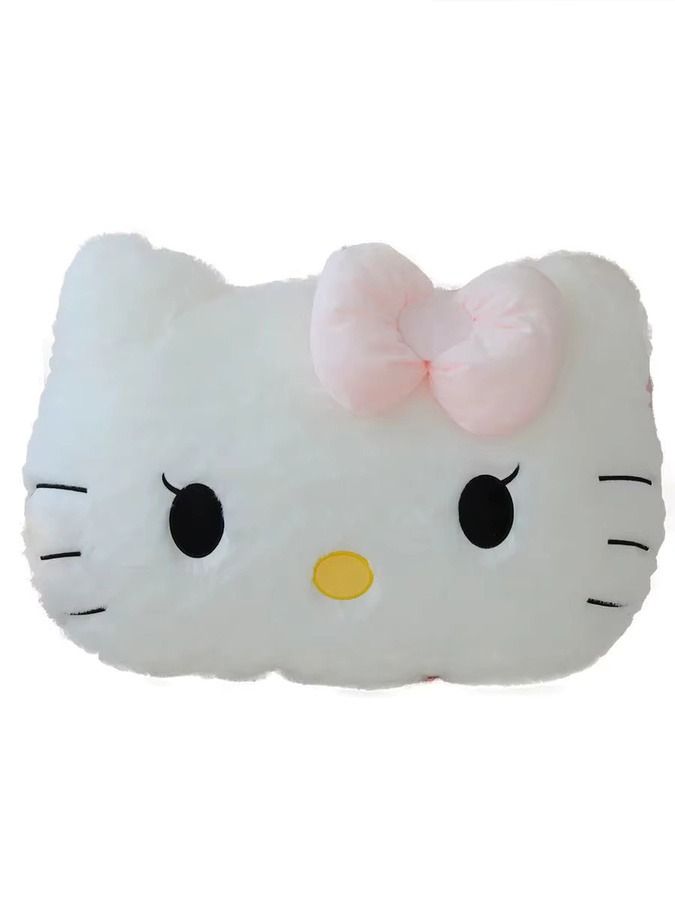 Aoger Hello Kitty Rückenkissen als kuschelige Kopfstütze für Sofa und Bett in ästhetischem Design - Bild 3