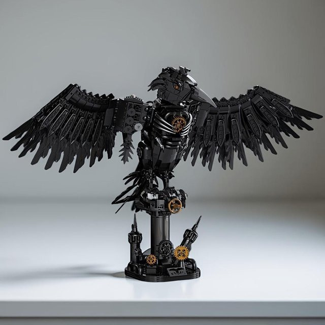 Kreative Technische Mechanische Krähe, Bausteine, 1.018 Teile, ab 14 Jahren - Bild 1