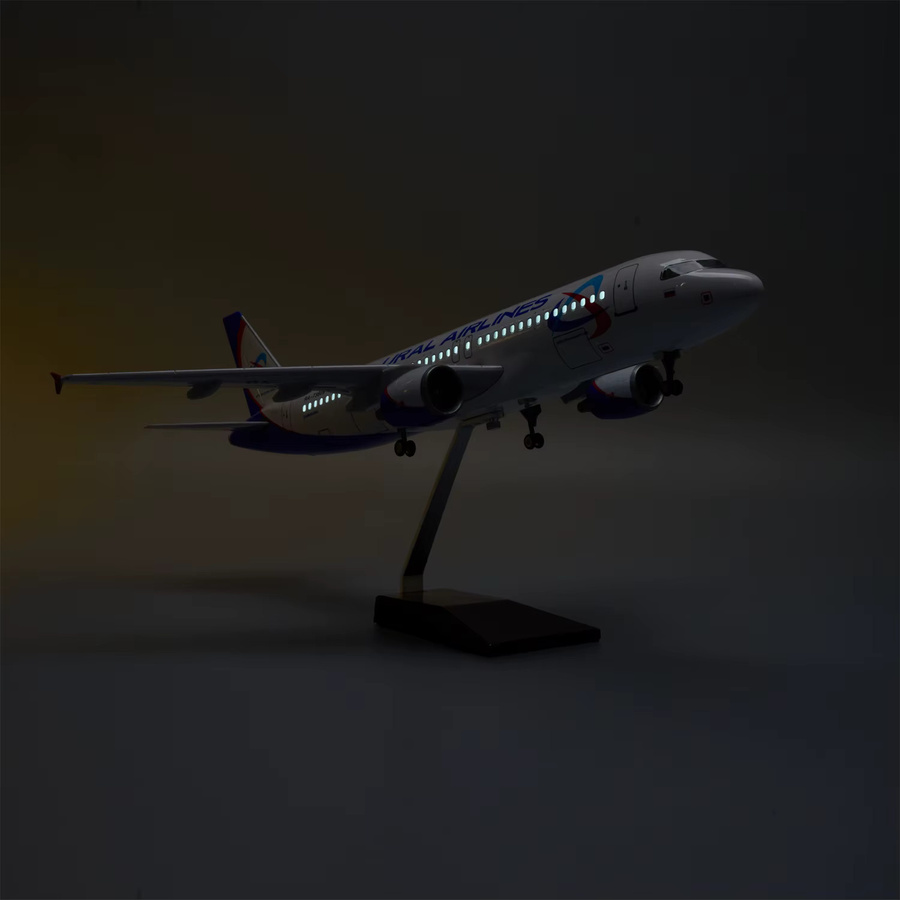 ZOCO Ural Airlines A320 Neo Druckguss-Flugzeugmodellbausatz, 47 cm, ab 14 Jahren - Bild 2