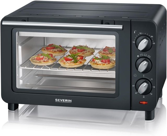 Severin Mini-Backofen TO 2042 in Schwarz - Bild 1