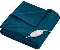 Beurer Wärmezudecke HD75 Cosy Ocean in Dunkelblau und Dunkelgrau, B/T: 130 x 180 cm - Bild 1