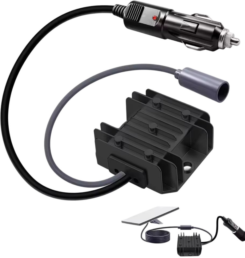 GYVRM Boost-Konverter Zigarettenanzünder-Netzteil DC 12 V/24 V auf 48 V, 2 A, Schwarz - Bild 2