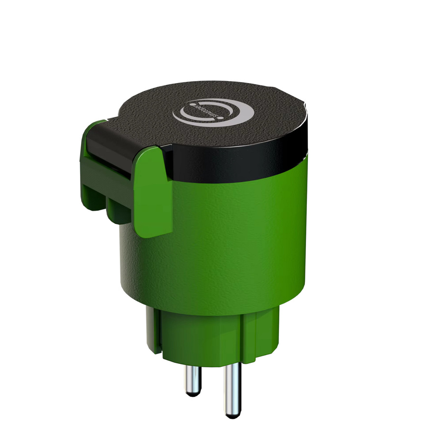 Simatoper Outdoor WLAN-Steckdose in Grün mit Energieüberwachung, Timer und IP44 Schutz, kompatibel mit Tuya Smart Life, Alexa und Google Home, 16A 3840W Schuko-Steckdose - Bild 4