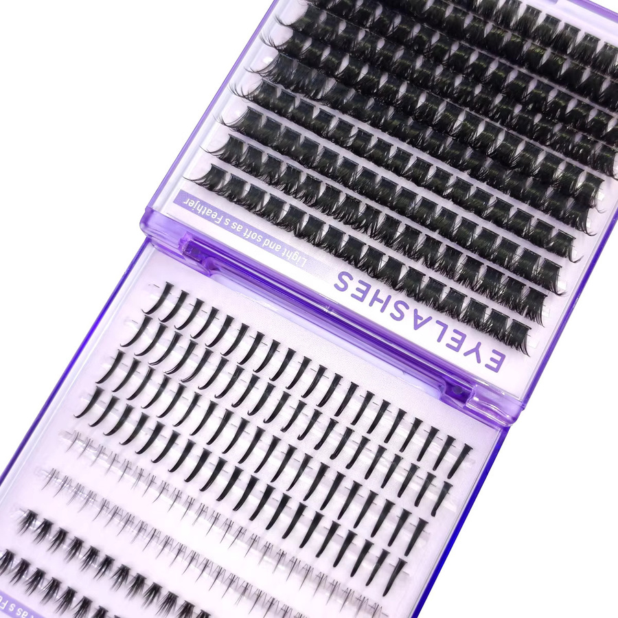 AMSDCN Wimperncluster-Set, Black, Unisex - Bild 4