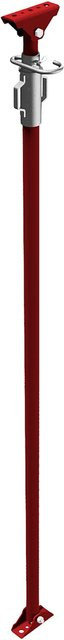 Schake Schrägstütze lackiert in Rot mit einem Verstellbereich von 260 cm bis 461 cm - Bild 1