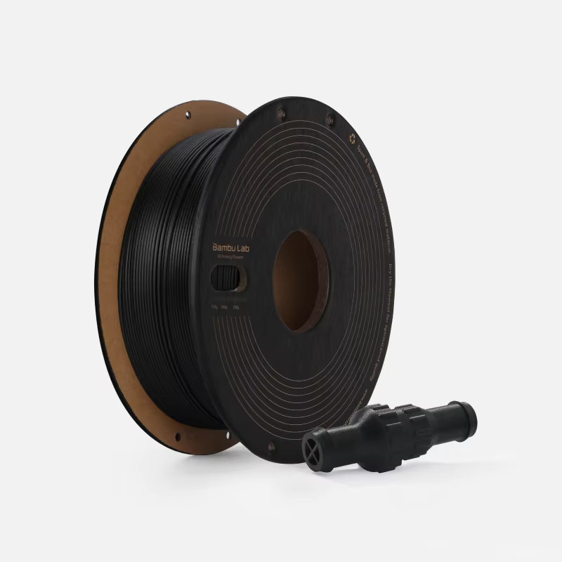 Bambu Lab PPS-CF Filament für FDM 3D-Druck in Schwarz, kompatibel mit X1E/H2D - Bild 2
