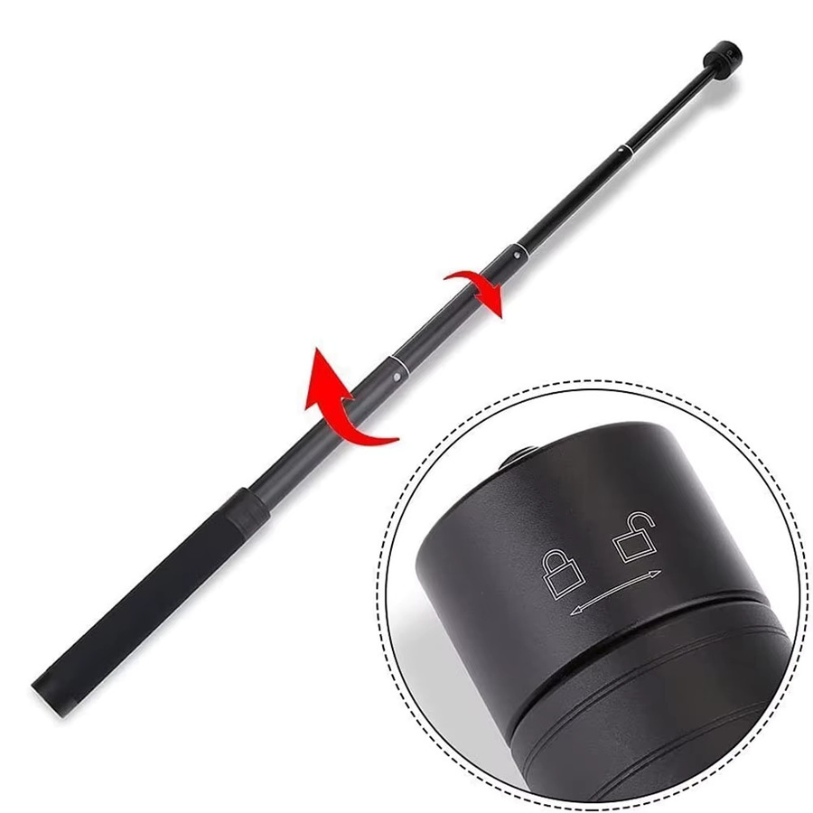 Zhiyun Verlängerungsstange aus Aluminiumlegierung für Gimbal-Stabilisator, Farbe: Schwarz, maximale Länge: 73 cm, mit 1/4-Zoll-Schraube, kompatibel mit Feiyu - Bild 2