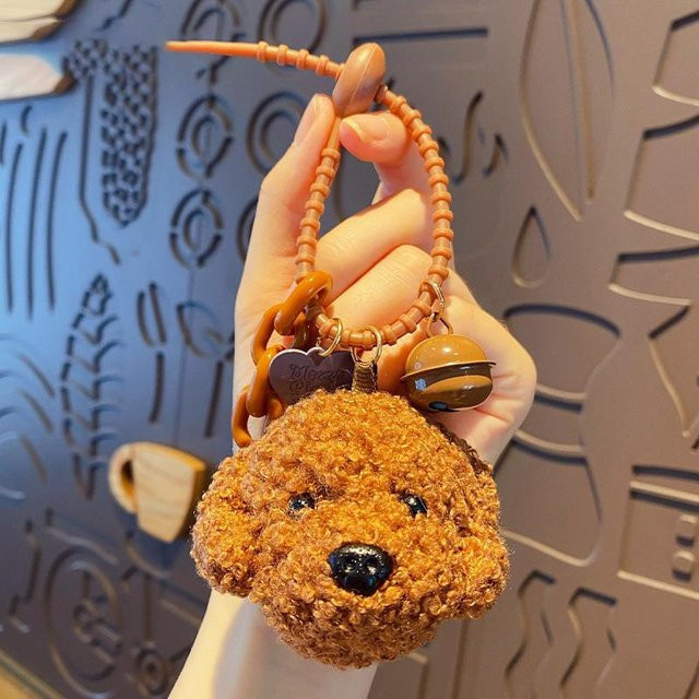 Rd lala Anhänger Plüsch Pudel Teddy, beige, Unisex - Bild 1