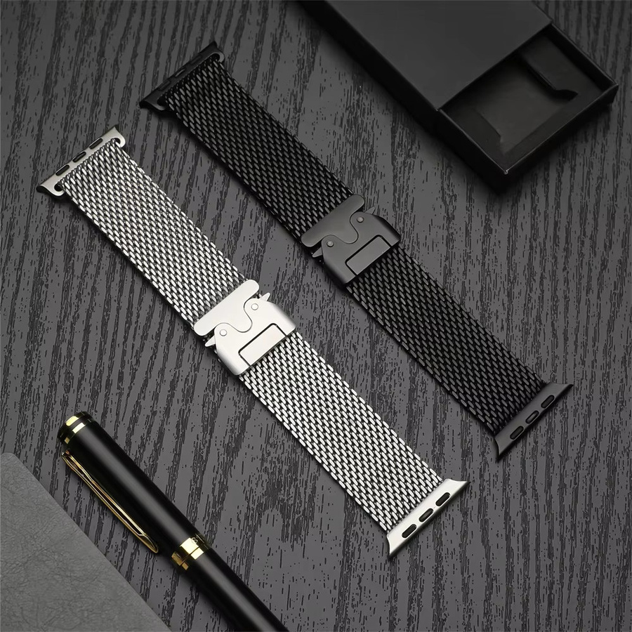 Milanaise-Armband Titan, Silber, Unisex - Bild 4