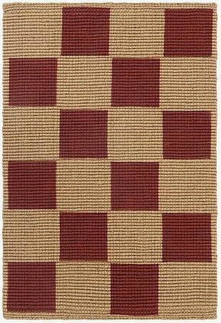 BRICKET Fußmatte aus Jute und Kokos in Beige, Blau, Rot oder Braun, B/T: 90 x 60 cm - Bild 1