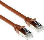ACT FB2225 Cat6a SF/UTP S-FTP Netzwerkkabel Ethernet LAN, Braun, 25 m - Bild 1