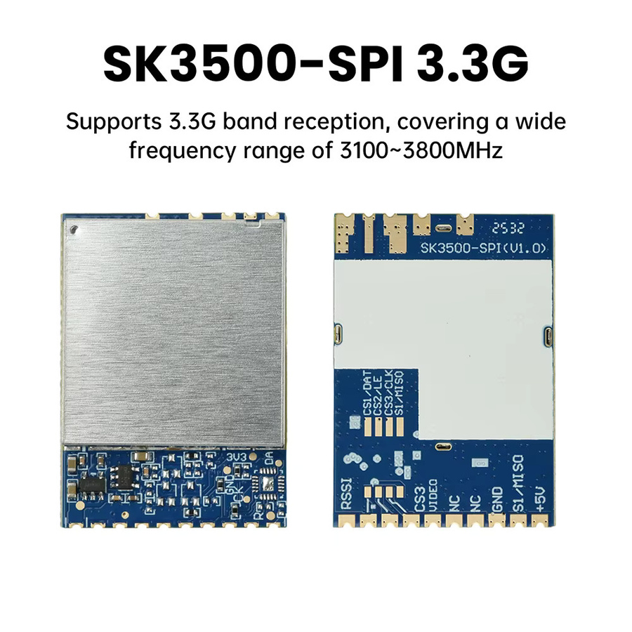 diymore SK3500-SPI 3.3G VRX Drahtlose FPV-Bildübertragung Open-Source-Empfänger im SPI-Modus mit hoher Empfindlichkeit FT3500 - Bild 2