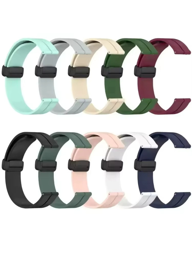 Smartwatch-Armband Silikon, Schwarz, Unisex - Bild 6
