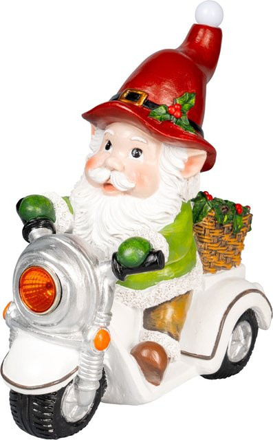 Solar-LED-Gartenfigur Zwerg von viva domo in Multicolor - Bild 1