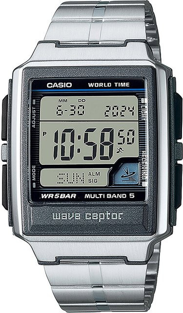 Casio Digitaluhr, Quarz, Kunststoff, Grau, 34 mm, Herren - Bild 1