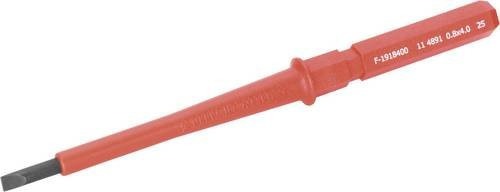 Cimco VDE SL 4,0 x 0,8 Universal Schlitz Wechselklinge für Elektriker, Rot - Bild 1