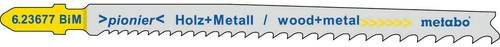 Metabo Stichsägeblätter für Holz und Metall, 25 Stück, Mehrfarbig - Bild 1