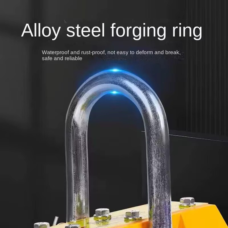 XMSJ Magnetischer Kran mit 100 kg Tragkraft, Neodym-Permanentmagnet-Heber in Gelb - Bild 2