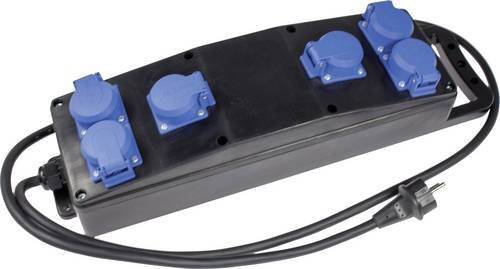 AS Schwabe CEE Stromverteiler S1 60556 in Schwarz mit IP44 Schutzart - Bild 1