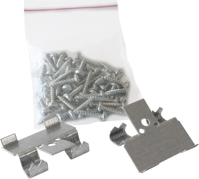Fuchs Leistenkralle für Deckenleisten, Farbe: Silber, 7 mm, B/H: 16 x 36 mm, 100 Stück - Bild 1