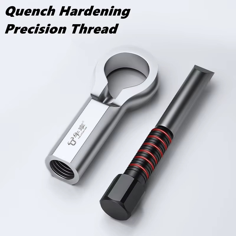 NIUXIANG Heavy-Duty Mutter-Schrauben-Entferner Set zum Lösen von gespaltenen Muttern und Schrauben in Silber, Grün oder Lila - Bild 3