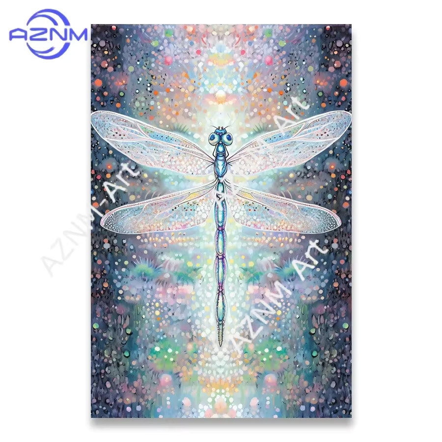 KAYOU Libellen Leinwand-Poster als moderne Wandkunst in Multicolor - Bild 4