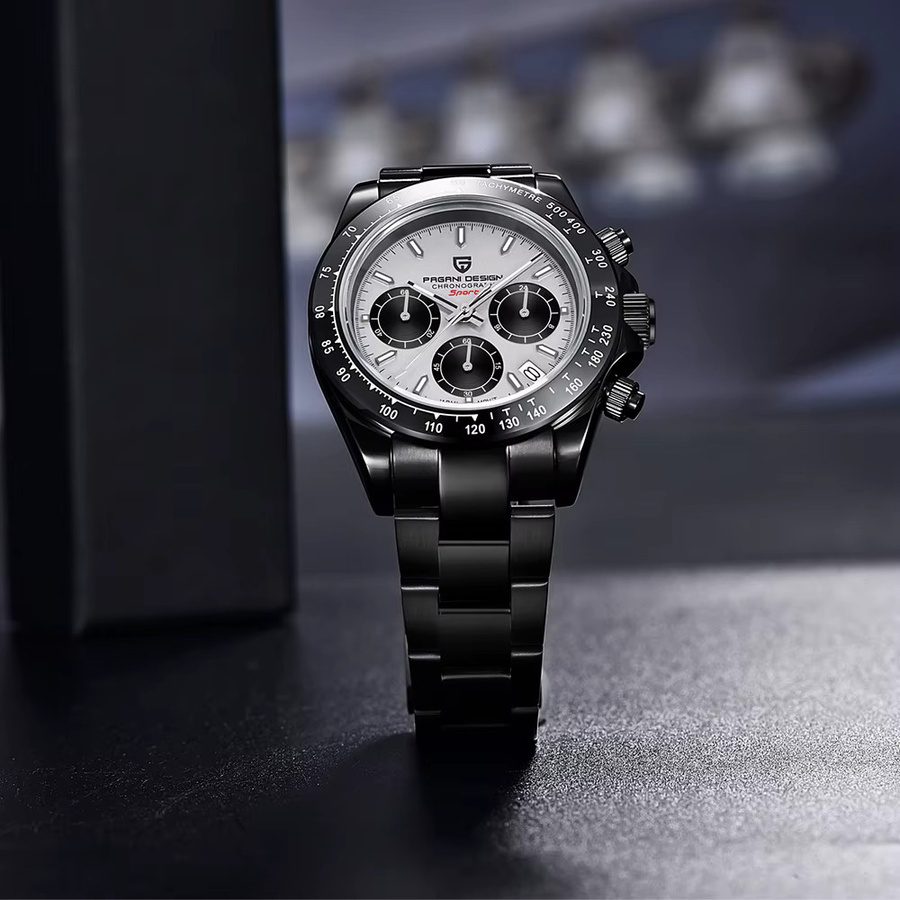 PAGANI DESIGN Chronograph, Quarz, Edelstahl, Saphirglas, Herren - Bild 2
