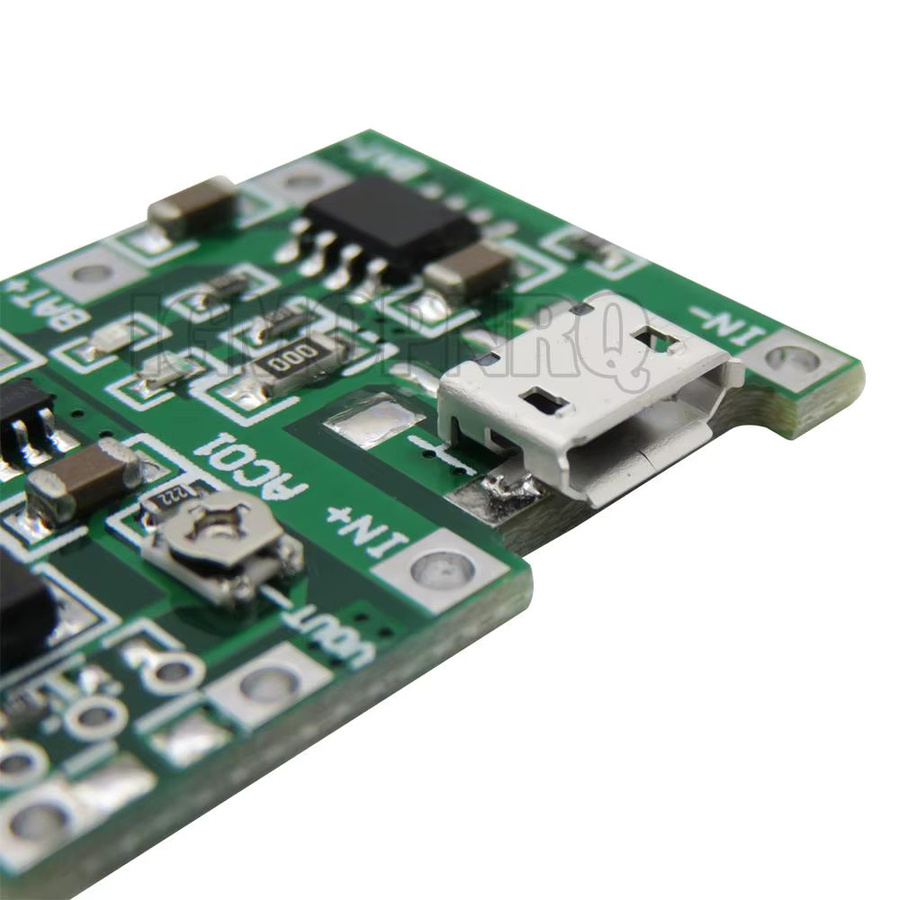 Lithium-Ionen-Batterieladegerät Platine DC-DC Step-Up-Boost-Modul für 3,7 V und 4,2 V in Grün - Bild 2