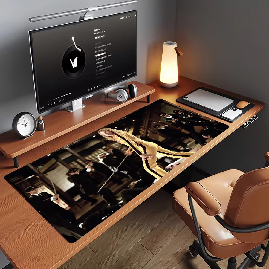 Rutschfeste Mauspad Schreibtischunterlage Kill Bill Design in Multicolour für PC und Laptop - Bild 5