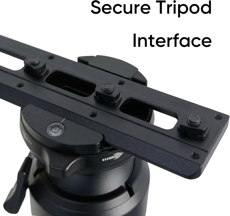 Soarshot ML-140 M Schwalbenschwanz-Schienenadapter für M-LOK und Arca-Typ in Schwarz, CNC Aluminium Schnellwechsel-Stativplattenhalterung und Zweibeinadapter - Bild 2