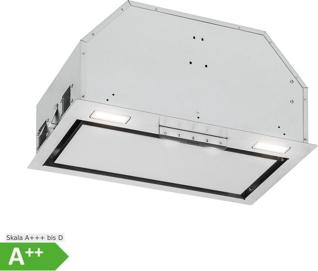 Klarstein Camila Einbau Dunstabzugshaube in Edelstahl, Breite: 60 cm, 369 m³/h, LED Touch - Bild 1