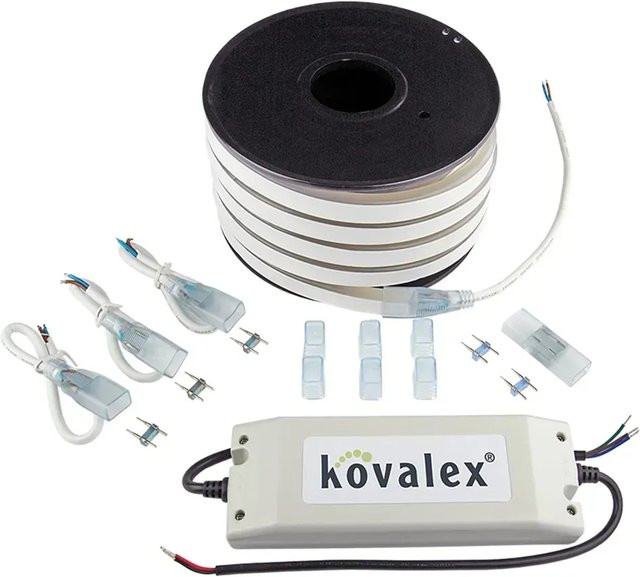 Kovalex LED Licht Set weiß, B/T/H: 25,0 x 19,5 x 24,3 cm, 10 m Länge - Bild 1