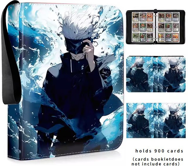 Bandai Jujutsu Kaisen Phantom Parade Karte Album Buch Ordner, Blau - Bild 1