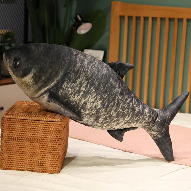 Kidsly Karpfen Plüsch Kissen, Plüsch Spielzeug, 40cm - Bild 1