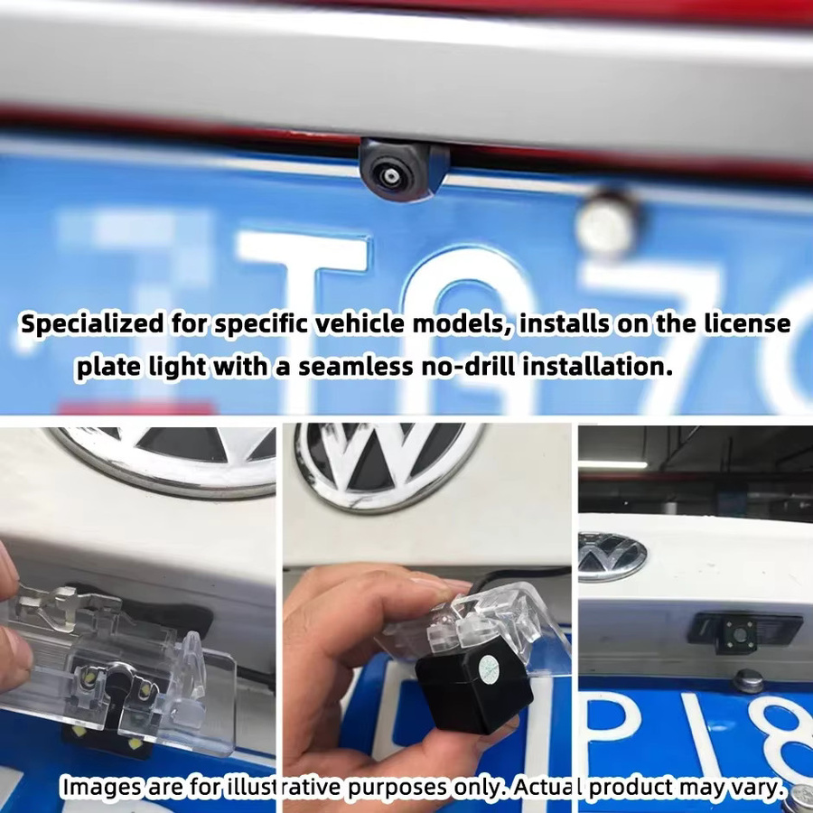 HD Rückfahrkamera mit Nachtsicht und Kennzeichenbeleuchtung für BMW 120i, kompatibel mit AHD oder CVBS - Bild 3