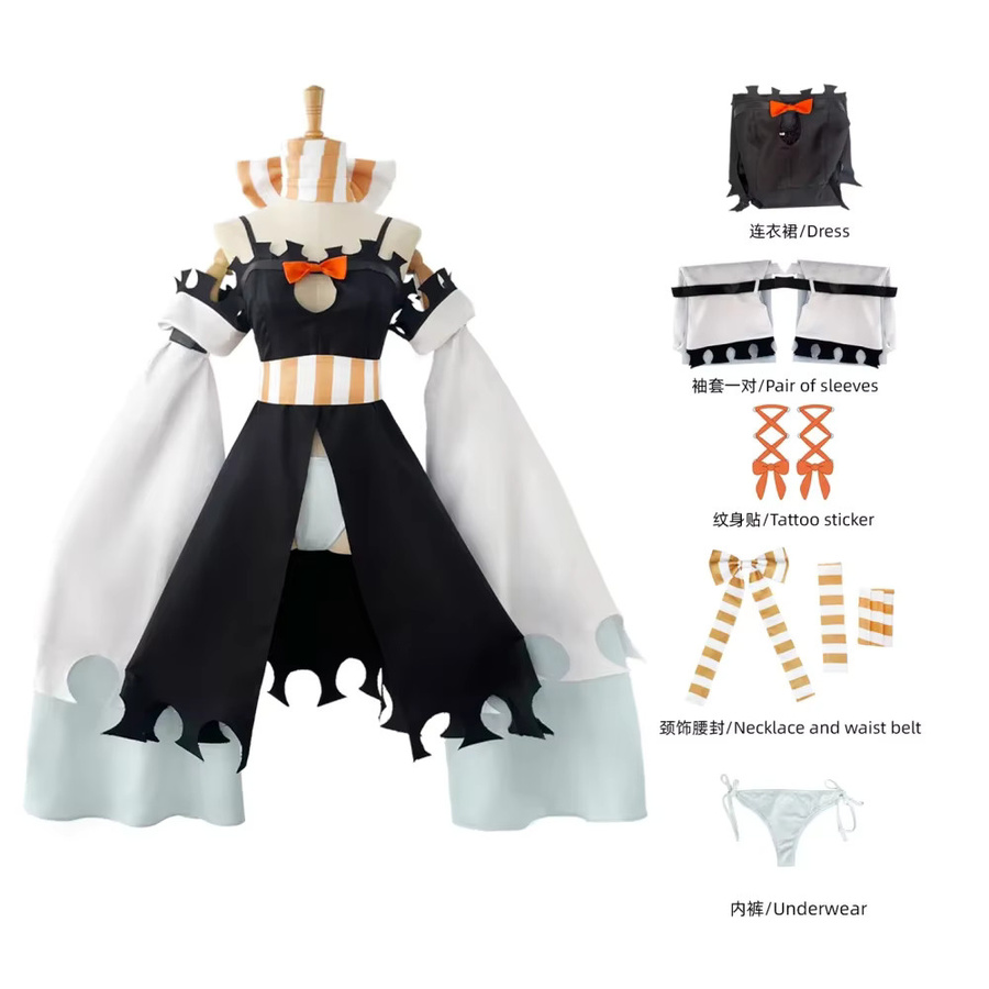 GACHIAKUTA Amo Cosplay-Kostüm, Anime-Uniform-Outfit, Schwarz, Set - Bild 2