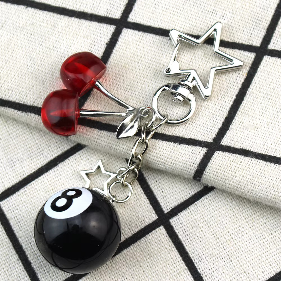 YiYuYiHua Charms, Schwarz, Silber, Unisex - Bild 2