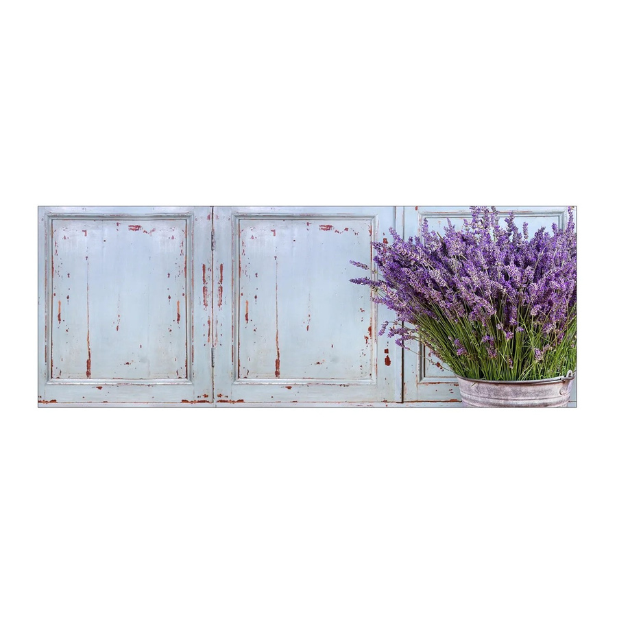 MySpotti Küchenrückwand Profix Cucina Vintage in Lavendel und Holzoptik, B/H: 160 x 60 cm - Bild 2
