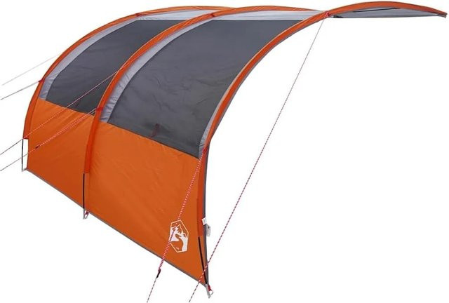 vidaXL Wasserfester Tarp Bogen mit Dach in Grau-Orange, B/T/H: 260 x 300 x 260 cm - Bild 1