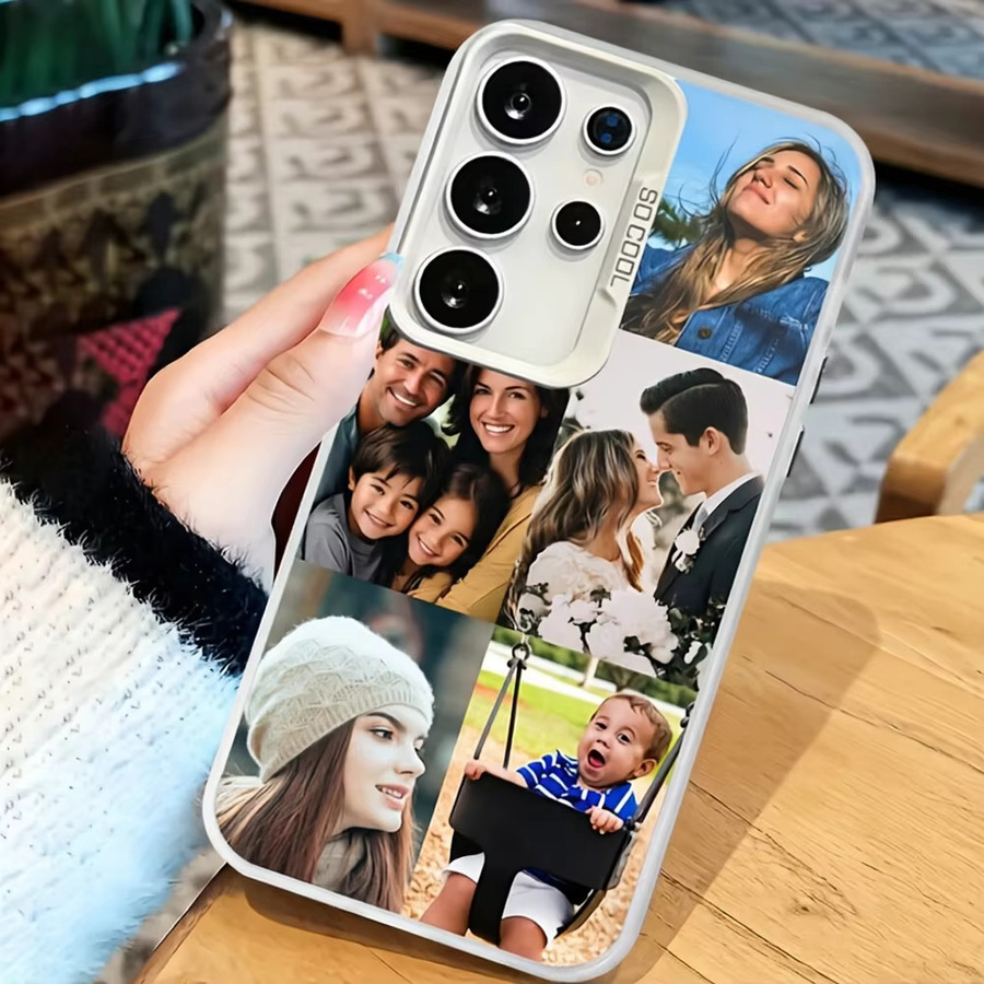Stoßfeste DIY Foto IMD Handyhülle für Samsung Galaxy S26 S25 S24 S23 S22 S21 S10 FE Plus Ultra Note 20 Ultra Note9 in Lila - Bild 4